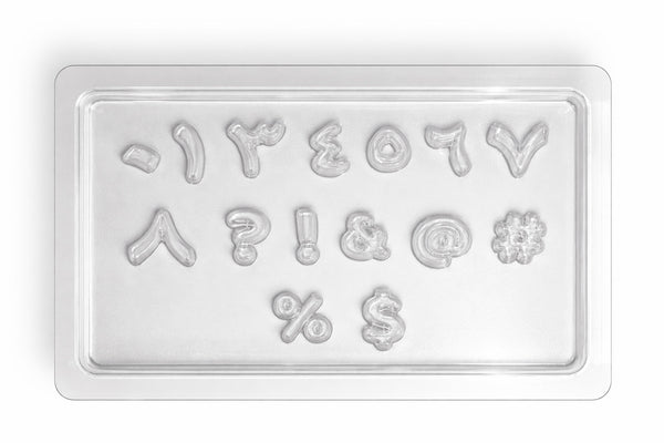Arabic Numerals ٠–٩ Chocolate Mould Tray