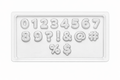 English Numbers 0–9 Chocolate Mould Tray
