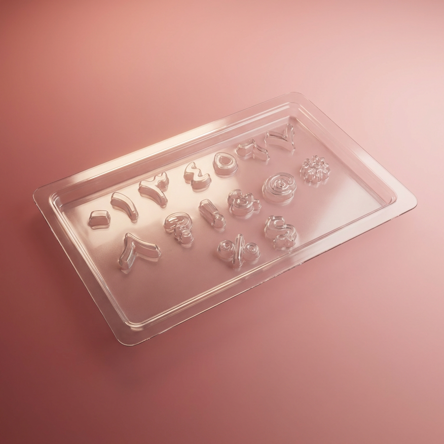 Arabic Numerals ٠–٩ Chocolate Mould Tray