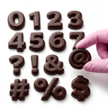 English Numbers 0–9 Chocolate Mould Tray